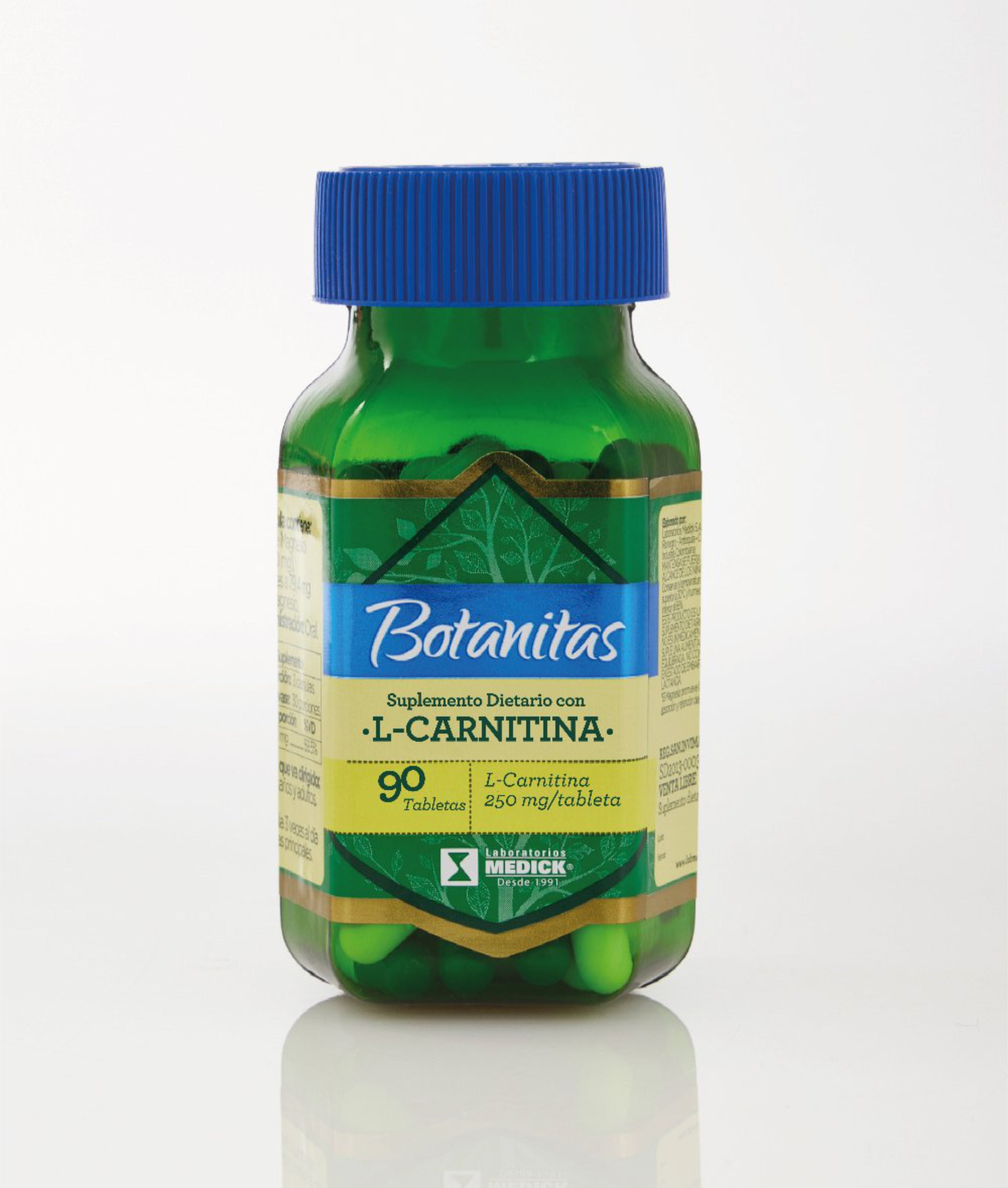 L-CARNITINA x 90 tabletas Botanitas L-CARNITINA x 90 tabletas Botanitas