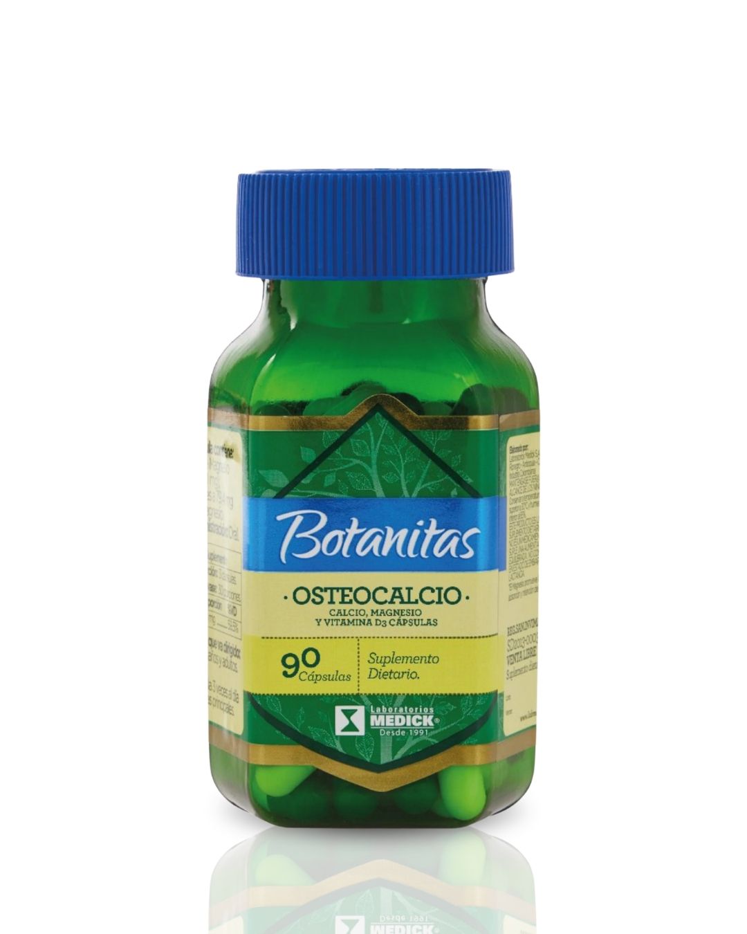 OSTEOCALCIO CON MAGNESIO Y VITAMINA D3 90 cápsulas