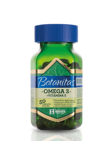 OMEGA 3 + VITAMINA E 50 cápsulas blandas