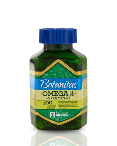 OMEGA 3 + VITAMINA E 100 cápsulas blandas