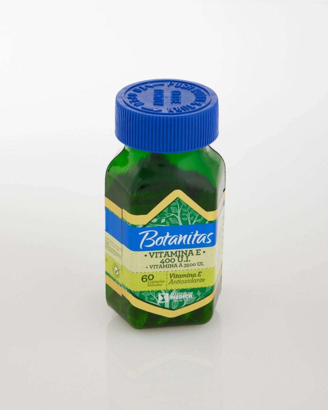 VITAMINA E 400 U.I. + VITAMINA A 3500 U. cápsulas blandas