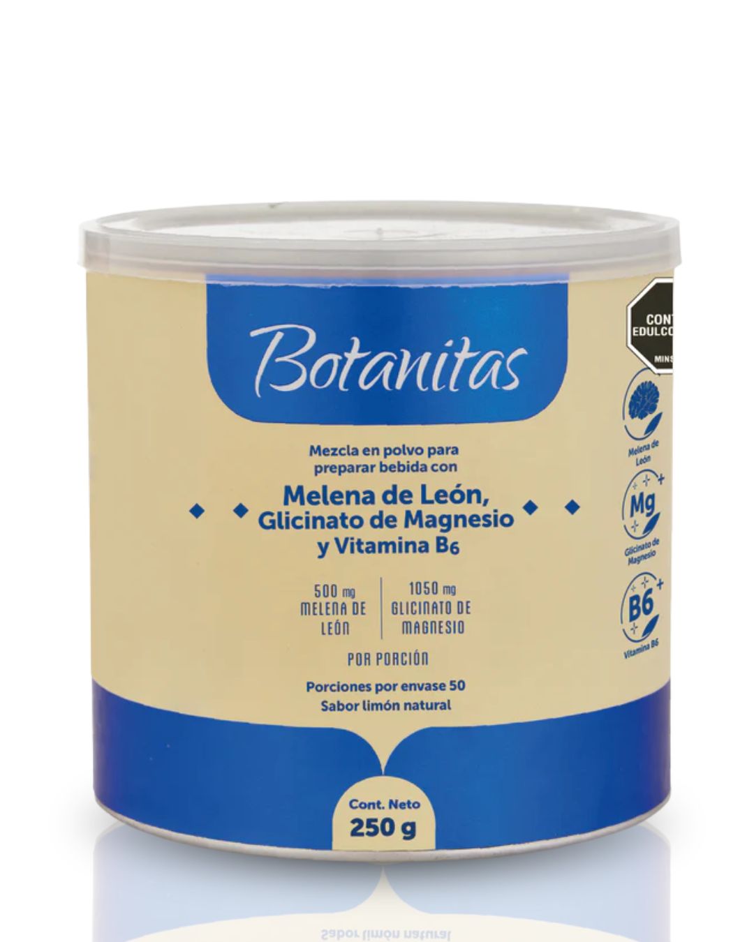 Glicinato de Magnesio con Melena de Leon