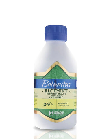 ALOE MINT SOLUCION ORAL DE ALOE VERA Y VITAMINA C X240ML