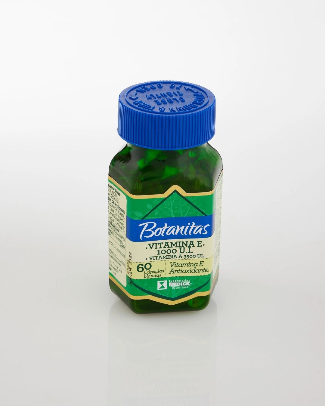 VITAMINA E 1000 U.I.+ VITAMINA A 3500 UI. x 60 cápsulas blandas