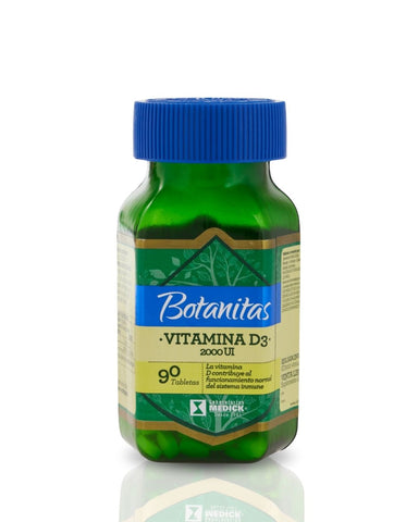 VITAMINA D3 2000 UI x 90 tabletas