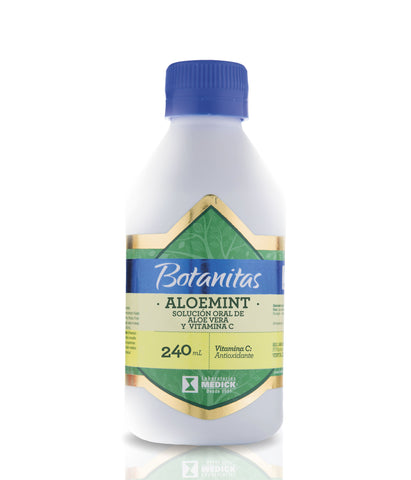 ALOE MINT SOLUCION ORAL DE ALOE VERA Y VITAMINA C X240ML