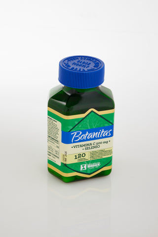 VITAMINA C 500mg + SELENIO 100 TABLETAS MASTICABLES