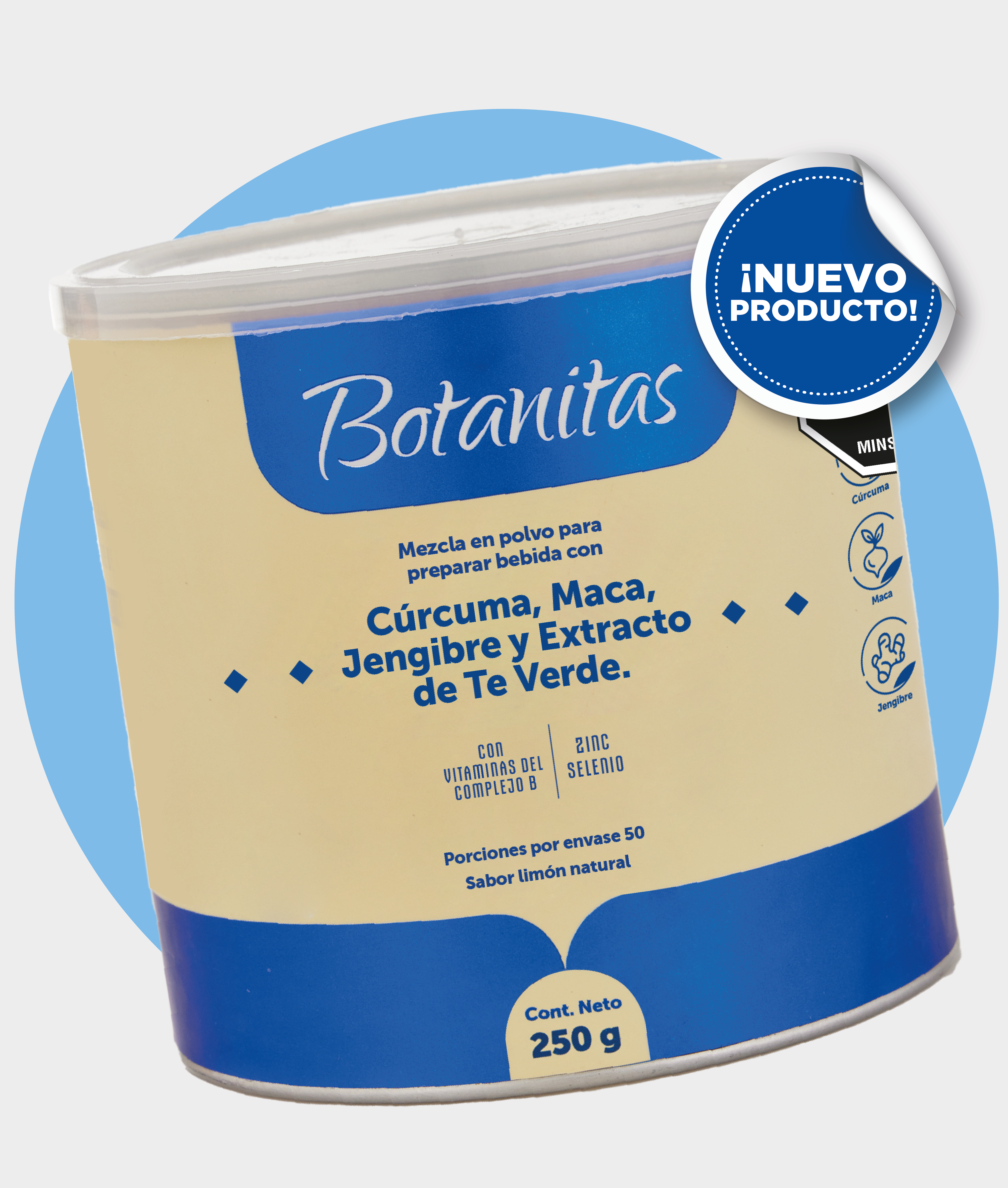 CURCUMA, MACA, JENGIBRE Y EXTRACTO DE TE VERDE