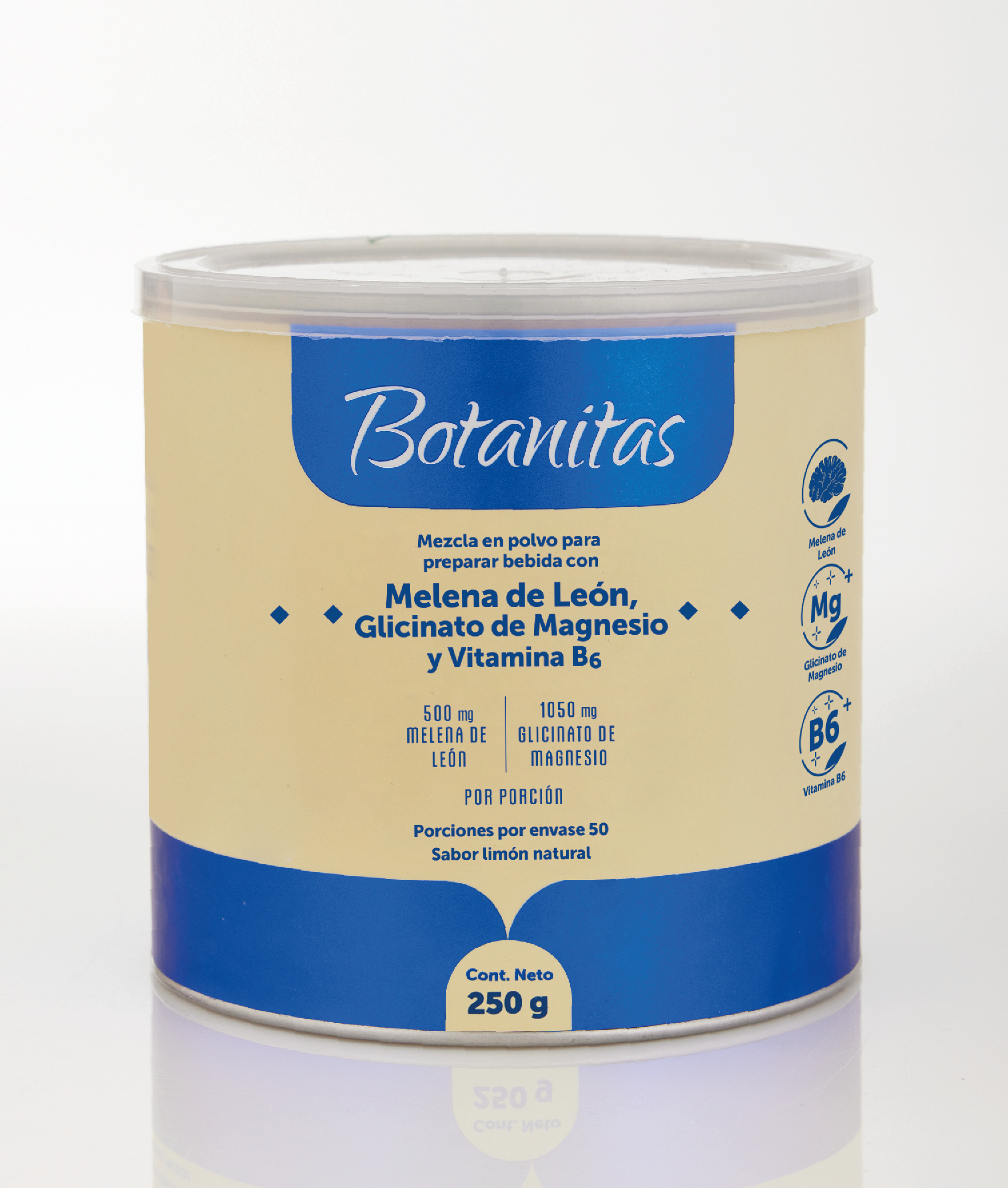 Glicinato de Magnesio con Melena de Leon