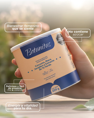 CURCUMA, MACA, JENGIBRE Y EXTRACTO DE TE VERDE