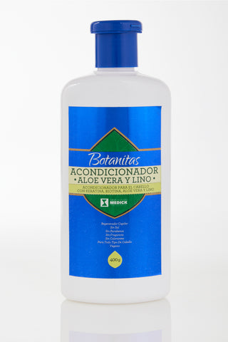 ACONDICIONADOR ALOE VERA Y LINO 400ml