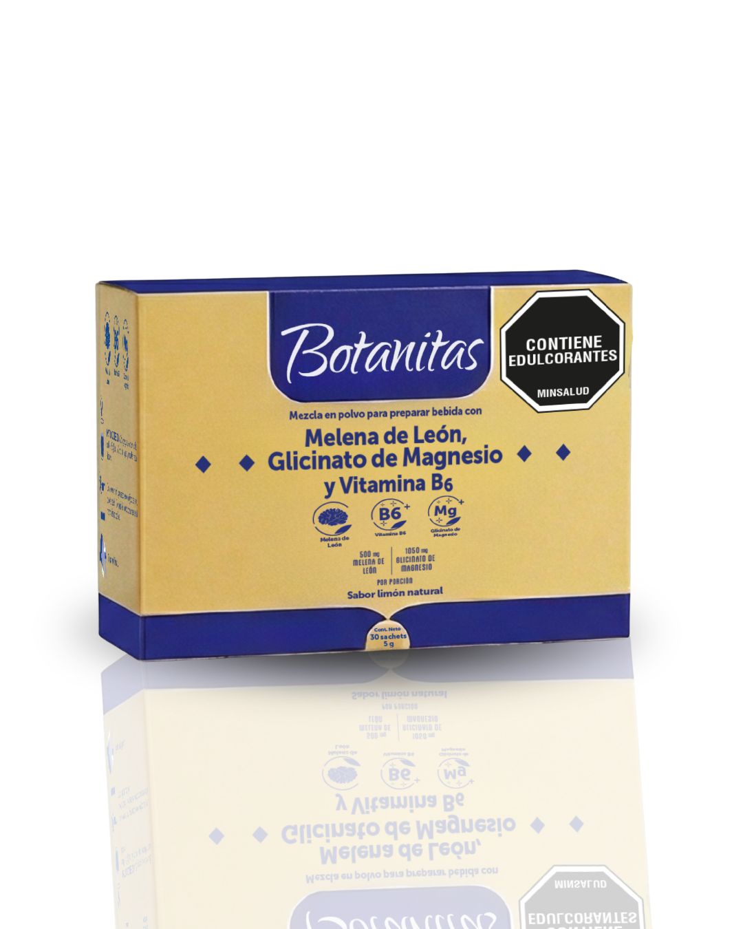 GLICINATO DE MAGNESIO CON MELENA DE LEÓN  SACHET