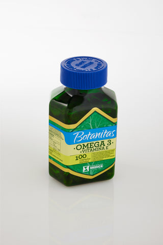 OMEGA 3 + VITAMINA E 100 cápsulas blandas