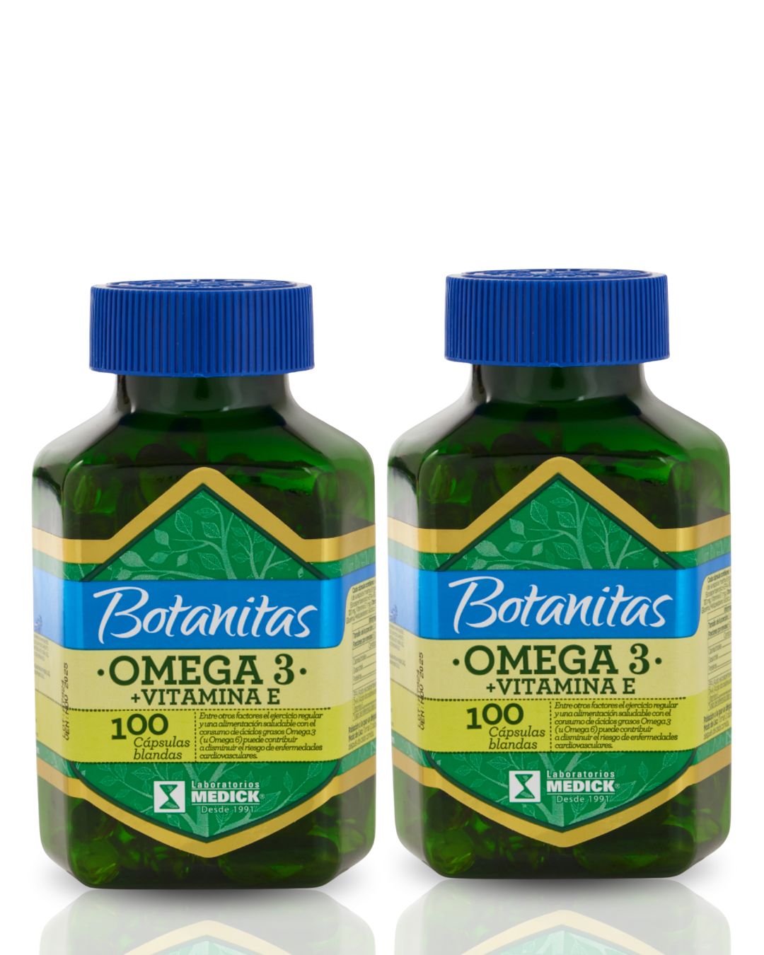 OMEGA 3 + VITAMINA E  cápsulas blandas
