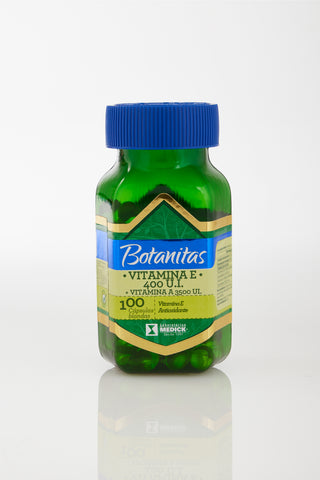 VITAMINA E 400 U.I. + VITAMINA A 3500 U.I 100 cápsulas blandas